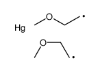 bis(2-methoxyethyl)mercury Structure