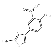 4-(4-甲基-3-硝基苯基)噻唑-2-胺结构式