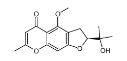 (S)-(+)-5-O-methylvisamminol Structure