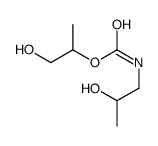 1-hydroxypropan-2-yl N-(2-hydroxypropyl)carbamate结构式