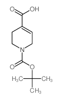 1-Boc-1,2,3,6-四氢吡啶-4-甲酸结构式