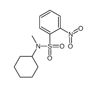 N-cyclohexyl-N-methyl-2-nitrobenzenesulphonamide picture