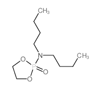 N,N-dibutyl-2-oxo-1,3-dioxa-2$l^C10H22NO3P-phosphacyclopentan-2-amine结构式
