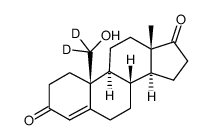 19-羟基雄烯二酮-19-D2结构式