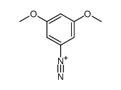 3,5-dimethoxybenzenediazonium结构式