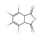 1,3-Isobenzofurandione,4,5,6,7-tetrachloro-3a,7a-dihydro-结构式