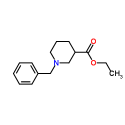 1-苄基哌啶-3-甲酸乙酯结构式