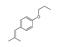 Benzene, 1-(2-methyl-1-propenyl)-4-propoxy- (9CI) Structure