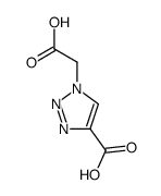 4-carboxy-1,2,3-triazole-1-acetic acid结构式