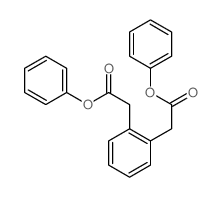 1,2-Benzenediaceticacid, 1,2-diphenyl ester结构式