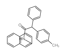 2-(4-methylphenyl)-N-naphthalen-2-yl-2-phenyl-acetamide Structure
