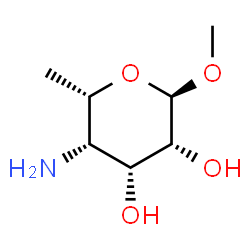 alpha-L-Talopyranoside, methyl 4-amino-4,6-dideoxy- (9CI) Structure