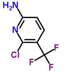 6-Chloro-5-(trifluoromethyl)-2-pyridinamine Structure