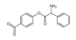 Phenylglycine p-nitrophenyl ester结构式