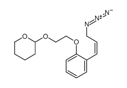 2-[2-[2-(3-azidoprop-1-enyl)phenoxy]ethoxy]oxane Structure