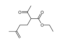 ethyl 2-(3-methyl-3-butene-1-yl)acetoacetate Structure