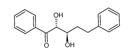 anti-2,3-dihydroxy-1,5-diphenylpentan-1-one结构式