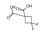 3,3-二氟环丁烷-1,1-二羧酸结构式