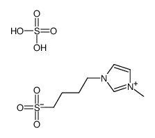 1-Sulfobutyl-3-Methylimidazolium hydrogen sulfate Structure
