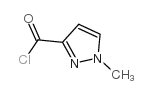 1-甲基-1H-吡唑-3-甲酰氯结构式