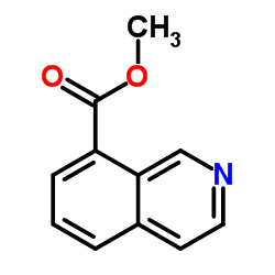 8-异喹啉甲酸甲酯结构式