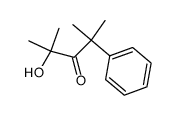 2-hydroxy-2,4-dimethyl-4-phenyl-pentan-3-one Structure