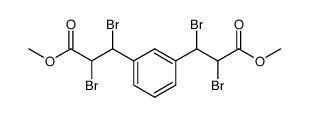 2,3,2',3'-tetrabromo-3,3'-m-phenylene-di-propionic acid dimethyl ester结构式