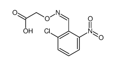 2-[(2-chloro-6-nitrophenyl)methylideneamino]oxyacetic acid结构式