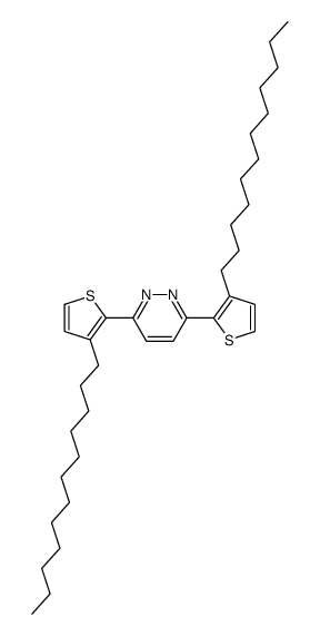 3,6-bis(3-dodecylthiophen-2-yl)pyridazine Structure