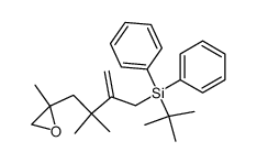 5-tert-butyldiphenylsilylmethyl-2,4,4-trimethyl-1,2-epoxyhex-5-ene Structure