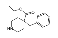 4-苄基哌啶-4-羧酸乙酯结构式