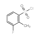 3-Fluoro-2-methylbenzenesulfonylchloride Structure