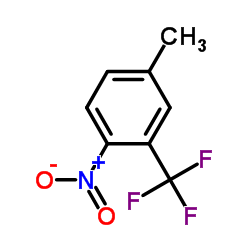 5-甲基-2-硝基三氟甲苯结构式