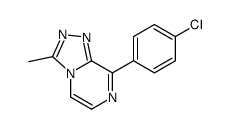 8-(4-chlorophenyl)-3-methyl-[1,2,4]triazolo[4,3-a]pyrazine Structure