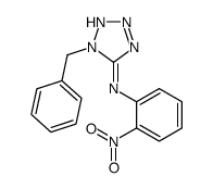 1-benzyl-N-(2-nitrophenyl)tetrazol-5-amine结构式