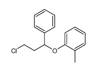 外消旋3-氯-1-苯基-1-(2-甲基苯氧基)丙烷结构式