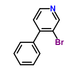 3-溴-4-苯基吡啶结构式