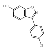 3-(4-氯苯基)-苯并[d]异噁唑-6-醇结构式