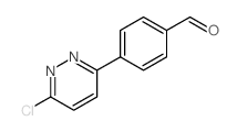 4-(6-氯-3-哒嗪)苯甲醛结构式