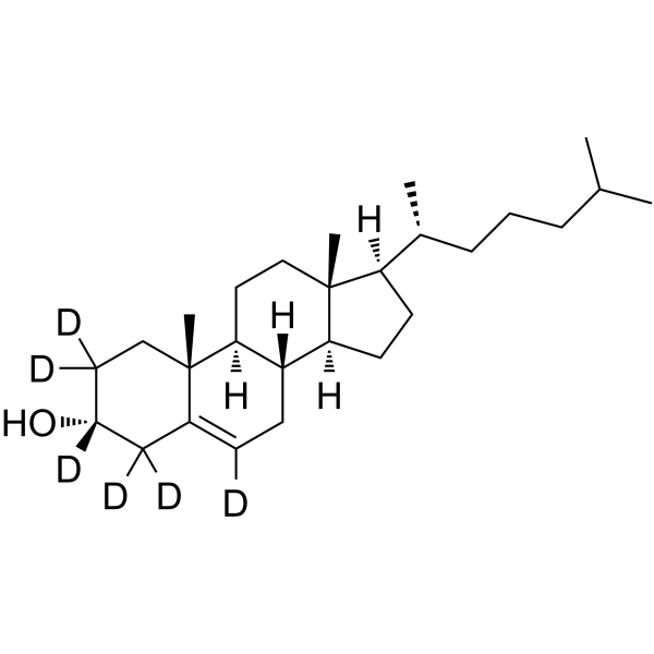 Epicholesterol-2,2,3,4,4,6-d6 Structure