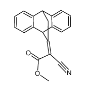(cyano-1 methoxycarbonyl-1) methylene-11 ethano-9,10 dihydro-9,10 anthracene结构式
