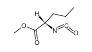 L-norvaline methyl ester isocyanate Structure
