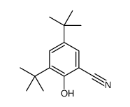 3,5-ditert-butyl-2-hydroxybenzonitrile Structure