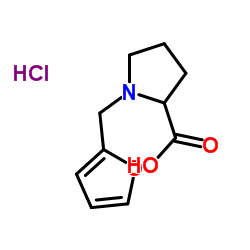 1-(Furan-2-ylmethyl)pyrrolidine-2-carboxylicacidhydrochloride结构式