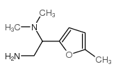 N-[2-氨基-1-(5-甲基-2-呋喃基)乙基]-N,N-二甲胺结构式