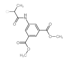 Dimethyl 5-[(2-chloropropanoyl)amino]isophthalate Structure