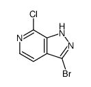 3-Bromo-7-chloro-1H-pyrazolo[3,4-c]pyridine Structure