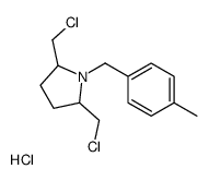 2,5-BIS(CHLOROMETHYL)-1-(4-METHYLBENZYL)PYRROLIDINE HYDROCHLORIDE结构式