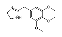 4,5-Dihydro-2-[(3,4,5-trimethoxyphenyl)methyl]-1H-imidazole structure