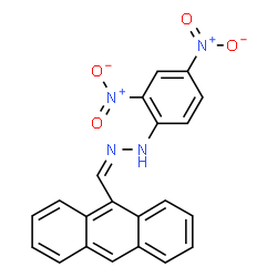 9-Anthracenecarbaldehyde 2,4-dinitrophenyl hydrazone结构式